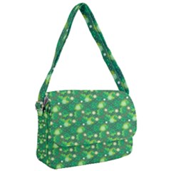 Leaf Clover Star Glitter Seamless Courier Bag by Pakrebo