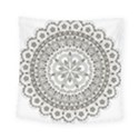 Vector Mandala Drawing Decoration Square Tapestry (Small) View1