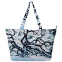 Tree Winter Blue Snow Cold Scene Full Print Shoulder Bag View1