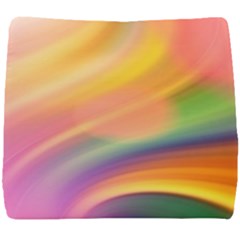 Wave Watercolor Watercolour Seat Cushion by Pakrebo