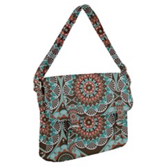 Seamless Pattern Colorful Wallpaper Buckle Messenger Bag