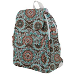 Seamless Pattern Colorful Wallpaper Top Flap Backpack