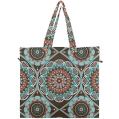 Seamless Pattern Colorful Wallpaper Canvas Travel Bag by Pakrebo