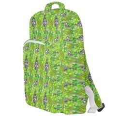 Maple Leaf Plant Seamless Pattern Double Compartment Backpack by Pakrebo