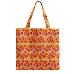 Maple Leaf Autumnal Leaves Autumn Zipper Grocery Tote Bag by Pakrebo