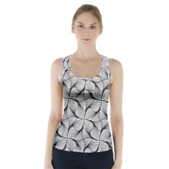 Abstract Seamless Pattern Racer Back Sports Top by Pakrebo