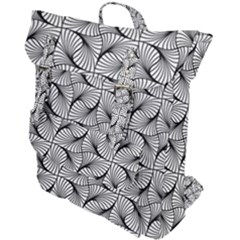 Abstract Seamless Pattern Buckle Up Backpack