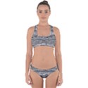 Ethno Seamless Pattern Cross Back Hipster Bikini Set View1