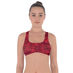 Rose Roses Flowers Red Valentine Got No Strings Sports Bra by Pakrebo