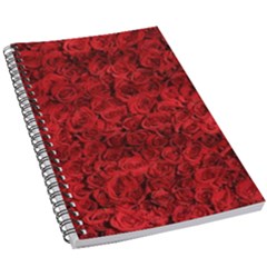 Rose Roses Flowers Red Valentine 5 5  X 8 5  Notebook by Pakrebo