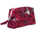 Roses Baby S Breath Bouquet Floral Wristlet Pouch Bag (Large) View1