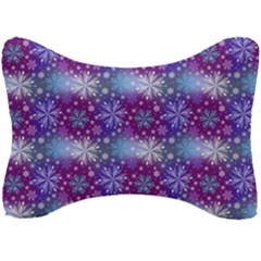 Snow White Blue Purple Tulip Seat Head Rest Cushion by Pakrebo