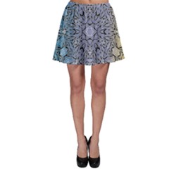 Tile Design Art Mosaic Pattern Skater Skirt by Pakrebo