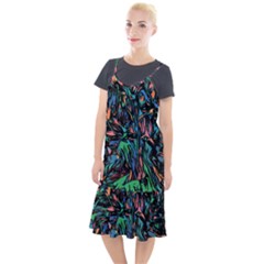 Tree Forest Abstract Forrest Camis Fishtail Dress by Pakrebo