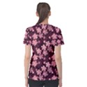 Cherry Blossoms Japanese Style Pink Women s Sport Mesh Tee View2