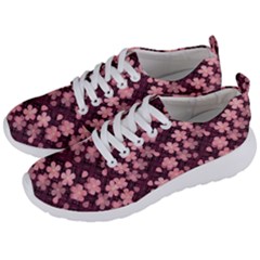 Cherry Blossoms Japanese Style Pink Men s Lightweight Sports Shoes by Pakrebo