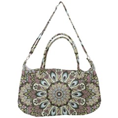 Seamless Pattern Abstract Mandala Removal Strap Handbag