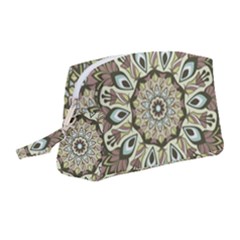 Seamless Pattern Abstract Mandala Wristlet Pouch Bag (medium)