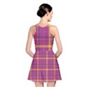 Plaid Tartan Background Wallpaper Reversible Skater Dress View2