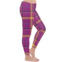 Plaid Tartan Background Wallpaper Classic Winter Leggings View3