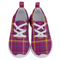 Plaid Tartan Background Wallpaper Running Shoes by Pakrebo