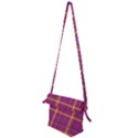 Plaid Tartan Background Wallpaper Folding Shoulder Bag View2