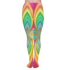 Color Abstract Form Ellipse Bokeh Tights by Pakrebo