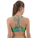 Color Abstract Form Ellipse Bokeh Back Web Sports Bra View2