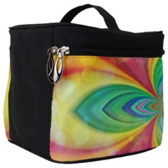 Color Abstract Form Ellipse Bokeh Make Up Travel Bag (big) by Pakrebo