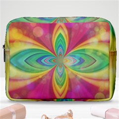 Color Abstract Form Ellipse Bokeh Make Up Pouch (large) by Pakrebo