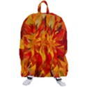 Flower Blossom Red Orange Abstract Travelers  Backpack View3