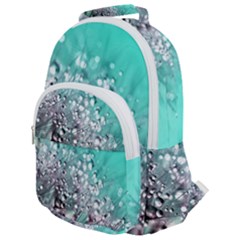 Dandelion Seeds Flower Nature Rounded Multi Pocket Backpack