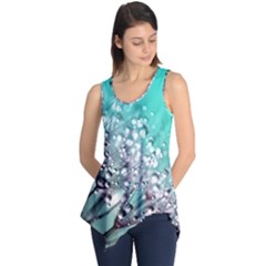 Dandelion Seeds Flower Nature Sleeveless Tunic by Pakrebo