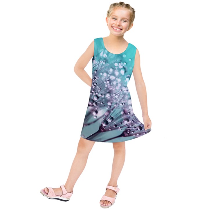 Dandelion Seeds Flower Nature Kids  Tunic Dress