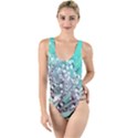 Dandelion Seeds Flower Nature High Leg Strappy Swimsuit View1