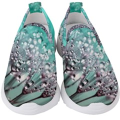 Dandelion Seeds Flower Nature Kids  Slip On Sneakers by Pakrebo