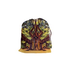 Tree Monster Maestro Landscape Drawstring Pouch (small) by Pakrebo