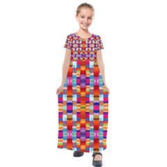 Ml 141 1 Kids  Short Sleeve Maxi Dress by ArtworkByPatrick