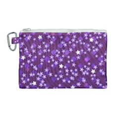 Textile Cross Pattern Square Canvas Cosmetic Bag (large) by Pakrebo