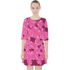 Cherry Blossoms Floral Design Pocket Dress