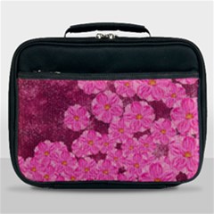 Cherry Blossoms Floral Design Lunch Bag by Pakrebo