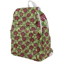 Seamless Pattern Leaf The Pentagon Top Flap Backpack by Pakrebo