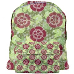 Seamless Pattern Leaf The Pentagon Giant Full Print Backpack by Pakrebo