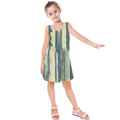 Illustrations Texture Abstract Buildings Kids  Sleeveless Dress by Pakrebo