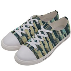 Illustrations Texture Abstract Buildings Women s Low Top Canvas Sneakers by Pakrebo