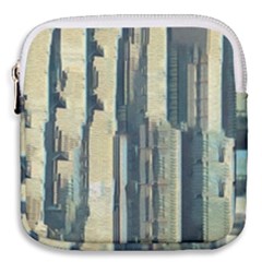 Illustrations Texture Abstract Buildings Mini Square Pouch