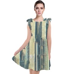 Illustrations Texture Abstract Buildings Tie Up Tunic Dress