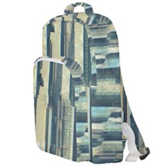 Illustrations Texture Abstract Buildings Double Compartment Backpack by Pakrebo