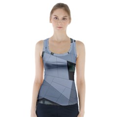 Abstract Modern Pattern Design Racer Back Sports Top by Pakrebo