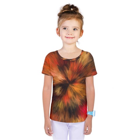 Color Background Structure Lines Kids  One Piece Tee by Pakrebo